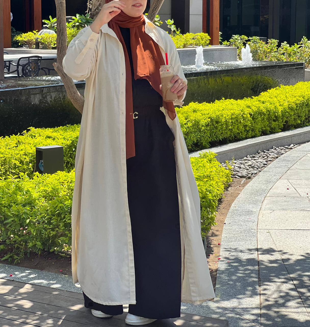 Vanilla Ice Linen Long Shirt Dress