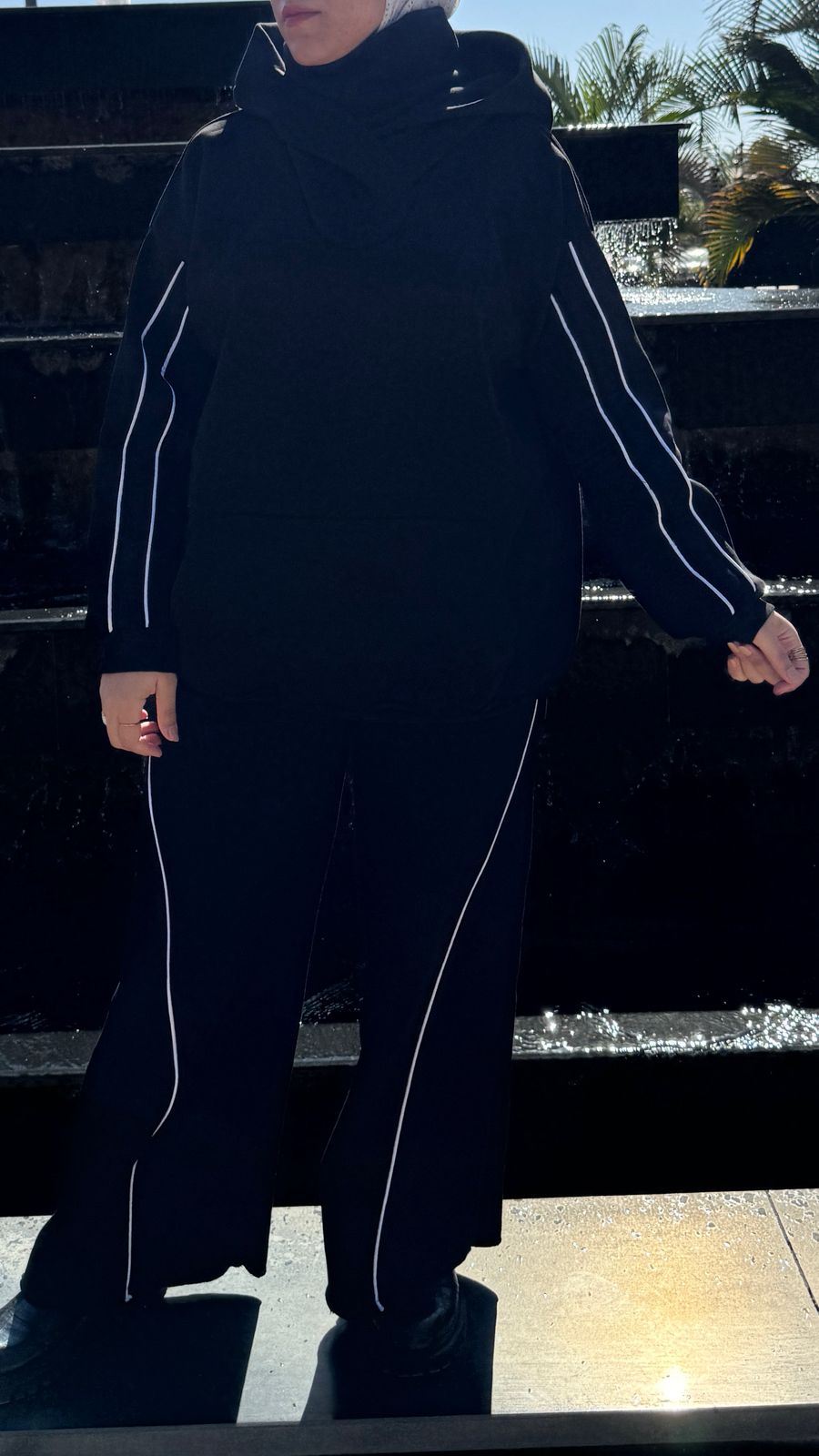 Green Oversized Hoodie Set