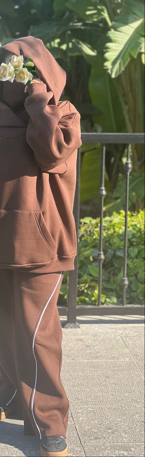 Green Oversized Hoodie Set