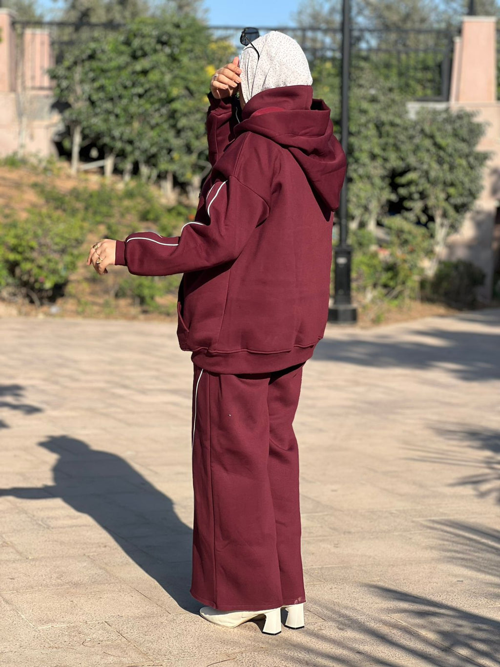 Green Oversized Hoodie Set