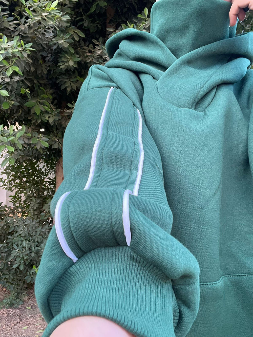 Green Oversized Hoodie Set